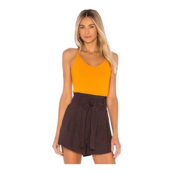 NEW A.L.C Ava Orange Tank Top Adjustable Straps in Plantain Size XS - Picture 1 of 7